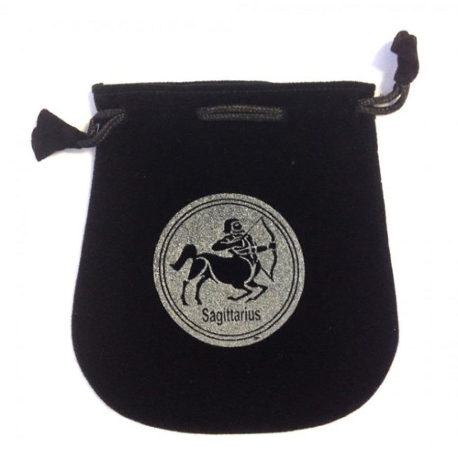 5&quot; Astrology Sign Velvet Bag - Sagittarius, SKU VZ-SA, UPC 6016005768702