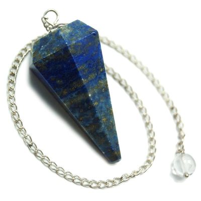 6-Sided Pendulum - Lapis, SKU PEND-14, UPC 6016204358384