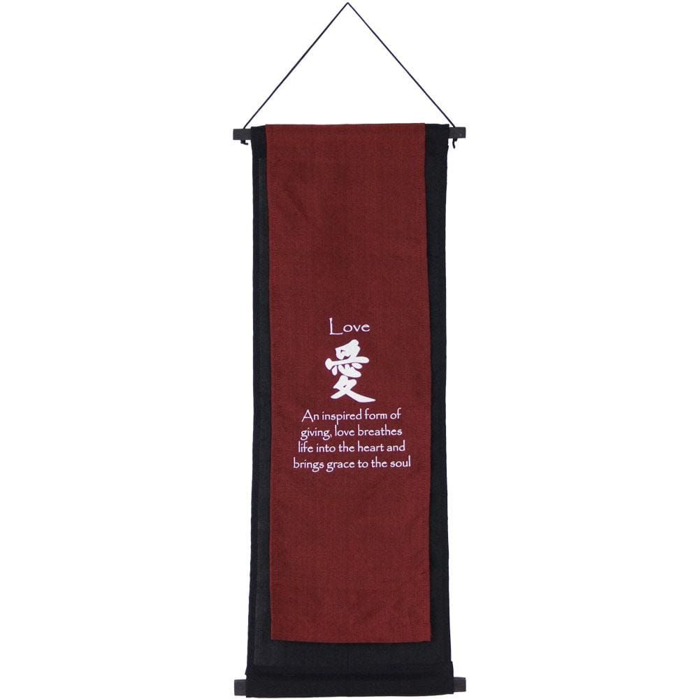 30&quot; Cotton Double Layer Banner - Love, SKU KH-57180, UPC 6016208250219