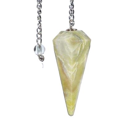 6-Sided Pendulum - Serpentine, SKU PEND-31, UPC 6016210685696