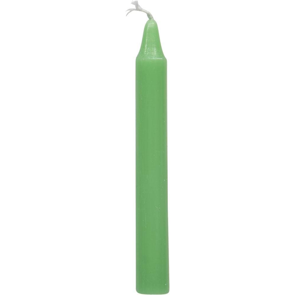 Mini Ritual Spell Candles - Apple Green (Pack of 20), SKU KH-81554, UPC 6016224759741