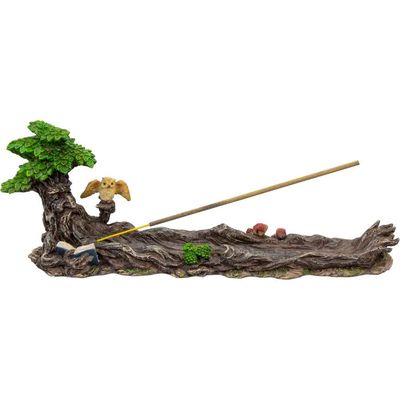 11&quot; Polyresin Incense Burner - Green Man, SKU KH-89338, UPC 6016202762725