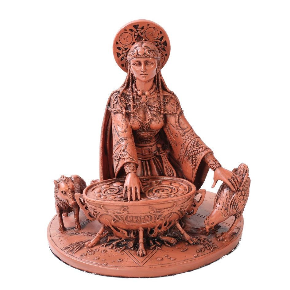 9&quot; Cerridewen Statue, SKU PG-10882, UPC 6016205968926