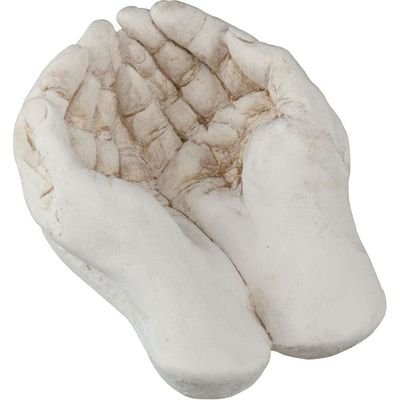 4.5&quot; Gypsum Cement Figurine - Gods Hands, SKU KH-32079, UPC 6016219952980
