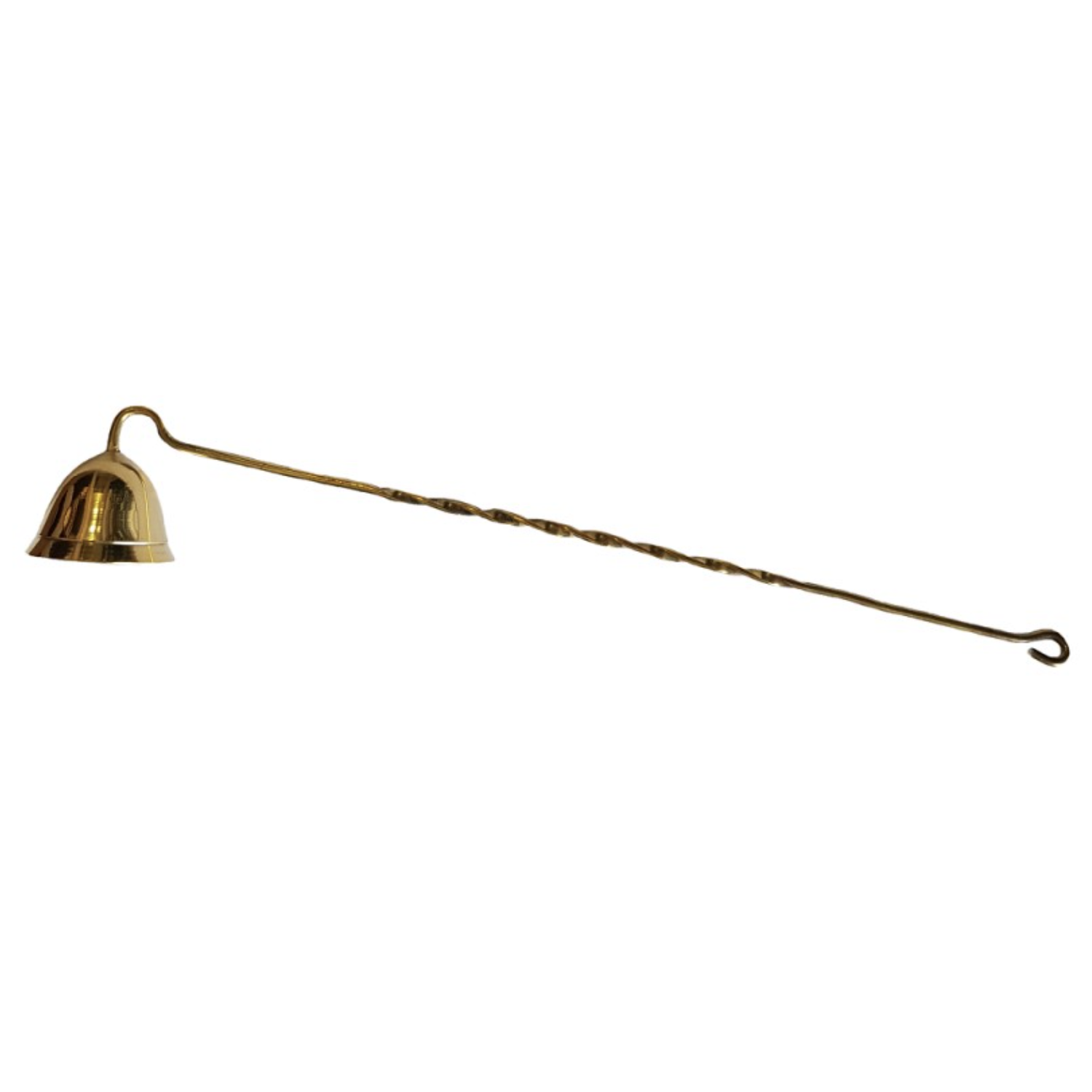 10&quot; Solid Brass Twist Candle Snuffer, SKU 8069M, UPC 6016200275258