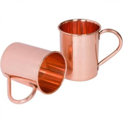 16 oz Solid Copper Mug, SKU MM02, UPC 6016203027014