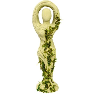 9.5&quot; Gypsum Cement Figurine - Tree Goddess, SKU KH-12197, UPC 6016203751742