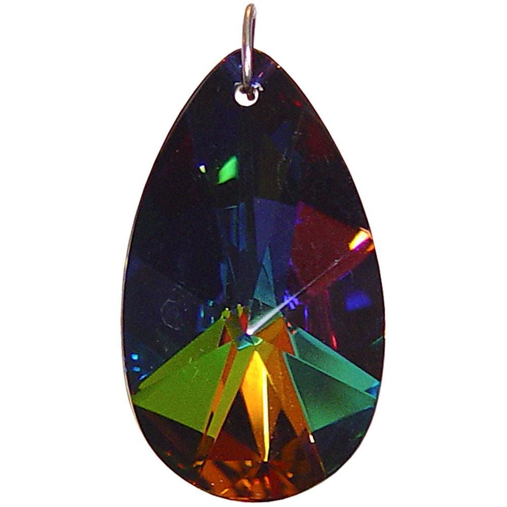 38 mm Prism Crystal - Almond Black Rainbow, SKU KH-62585, UPC 6016204738704