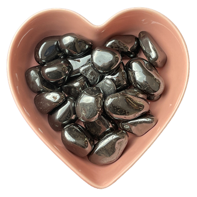 Hematite Tumbled Stone Natural Gemstone - One Stone, SKU TR-423, UPC 6016220420447