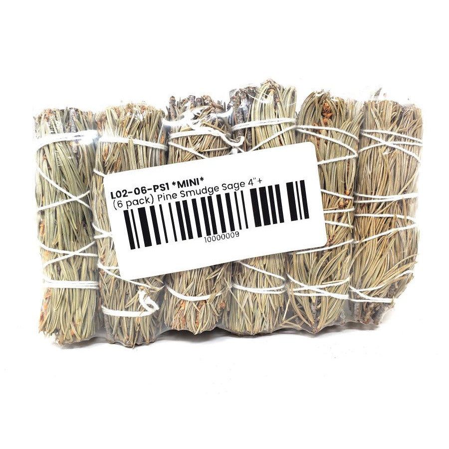 4&quot; Pine Smudge Stick, SKU PS1-D6, UPC 6016201776785
