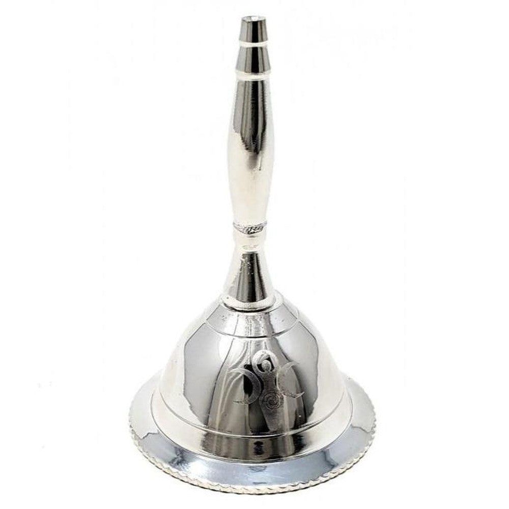 3&quot; Silver Plated Ritual Altar Bell - Goddess of Earth, SKU 105GE, UPC 6016017768707