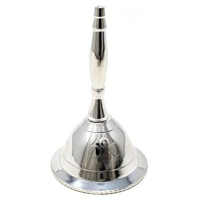 3&quot; Silver Plated Ritual Altar Bell - Goddess of Earth, SKU 105GE, UPC 6016017768707