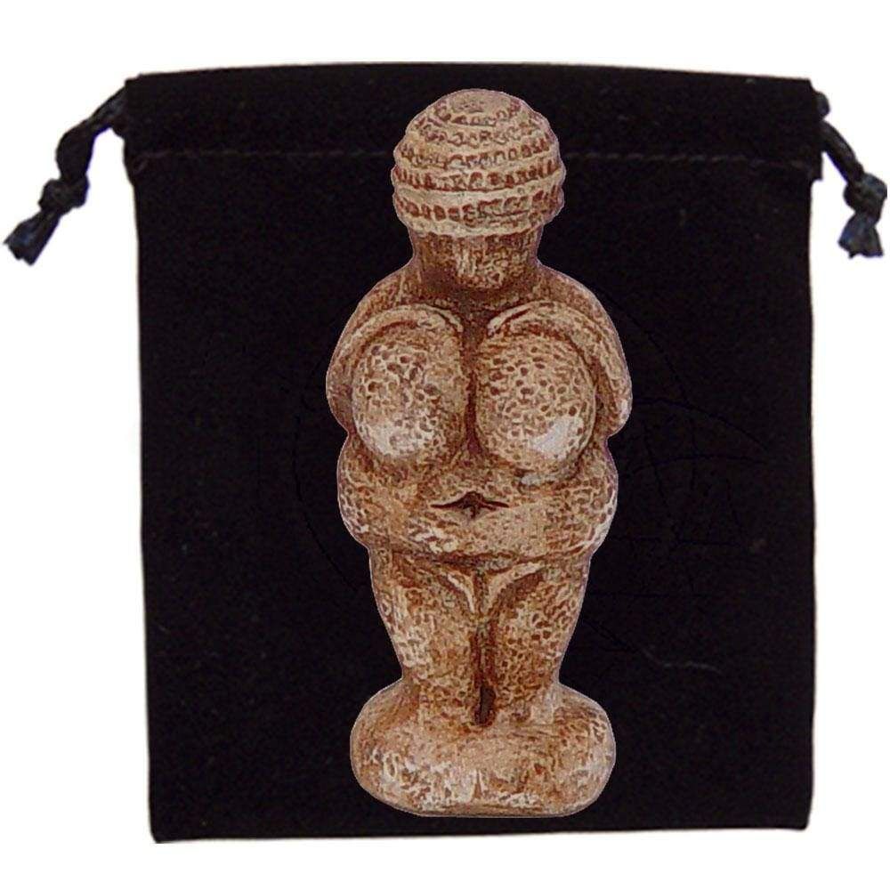 3.25&quot; Gypsum Cement Figurine - Venus of Willendorf, SKU KH-12080, UPC 6016202739796