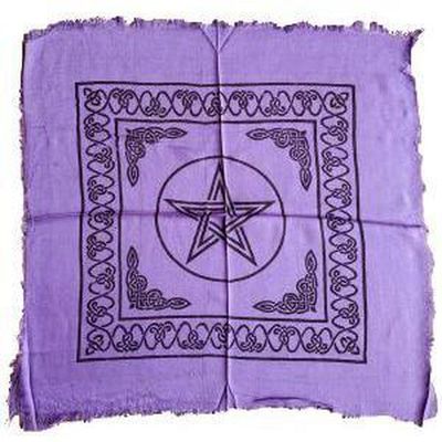 18&quot; Satin Altar Cloth - Pentagram, SKU SC82, UPC 6016203093064
