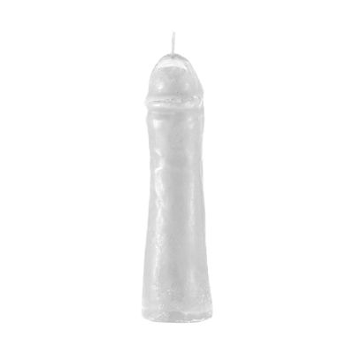 7&quot; Genital / Male Gender Penis Ritual Candle - White, SKU RM-10923, UPC 6016203554503