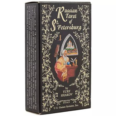 Russian Tarot of St. Petersburg Deck by Yury Shakov, SKU UG-RTS78, UPC 6016213710715