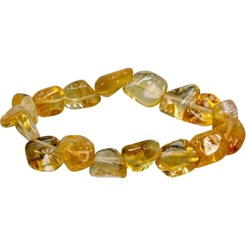 Tumbled Stones Bracelet - Citrine, SKU KH-98296-D6, UPC 6016202267282