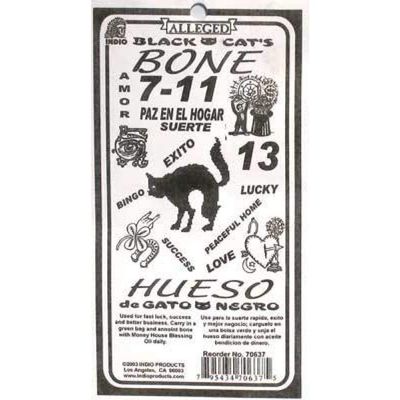 Black Cat Bone in Envelope, SKU RM-10305, UPC 6016208643653