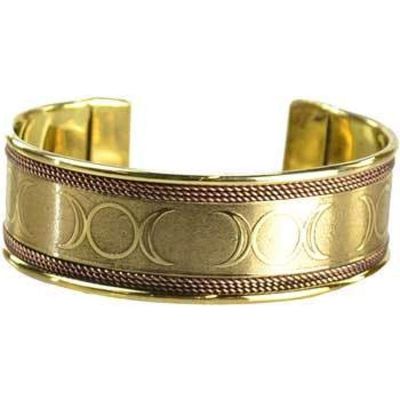 Copper &amp; Brass Bracelet - Triple Moon, SKU H01-24-111TM-1, UPC 6016208568581