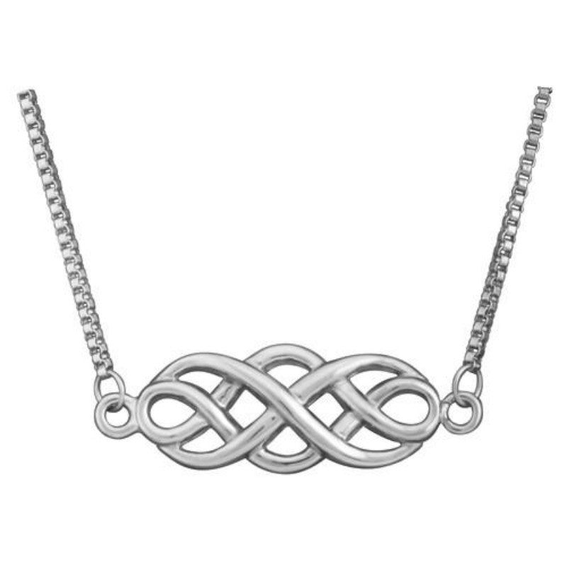 Celtic Unity Knot Stainless Steel Necklace, SKU PG-Y2807, UPC 6016000595525