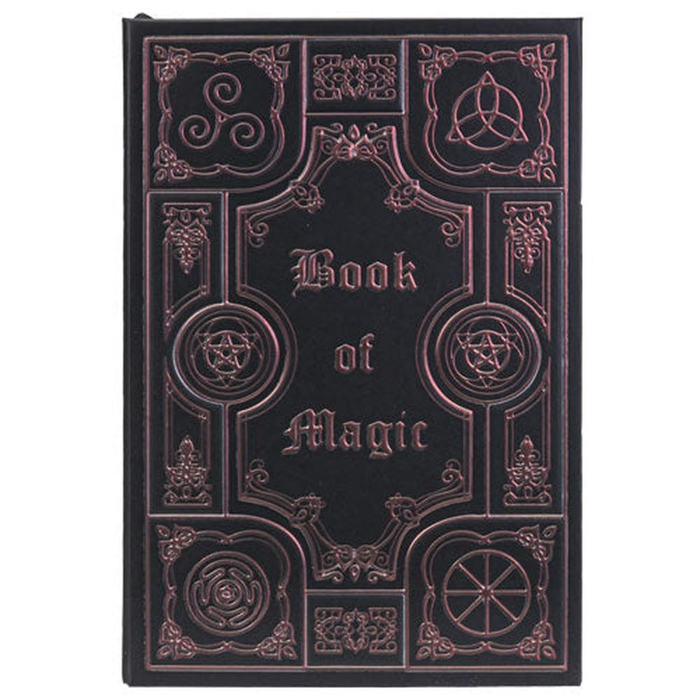 5.5&quot; x 8.25&quot; Hardcover Journal - Embossed Book of Magic, SKU PG-14199, UPC 700317040767