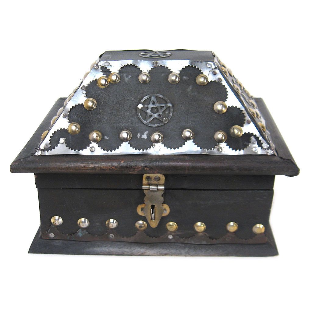 7&quot; x 5&quot; Salem Pentagram Chest, SKU G03-424A, UPC 6016200941924