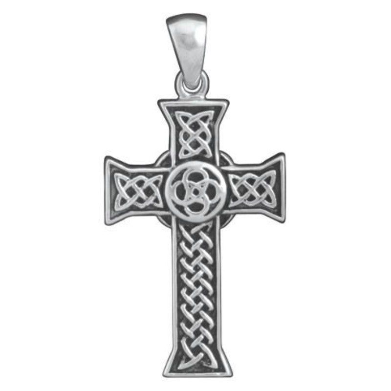 Celtic Cross Stainless Steel Pendant, SKU PG-Y2795, UPC 6016020742725