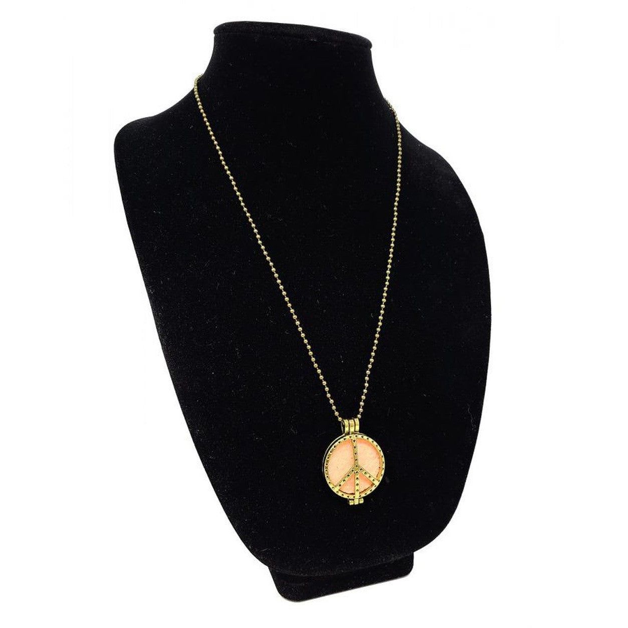 Aromatherapy Diffuser Necklace / Locket - Peace, SKU Q00-ARP-05, UPC 700317383468
