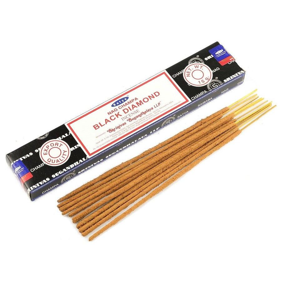 Black Diamond Satya Incense Sticks 15 gram, SKU SNBD15, UPC 700317035695