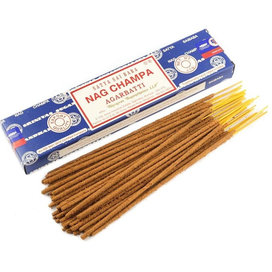 Nag Champa Satya Incense Sticks 40 gram, SKU N40, UPC