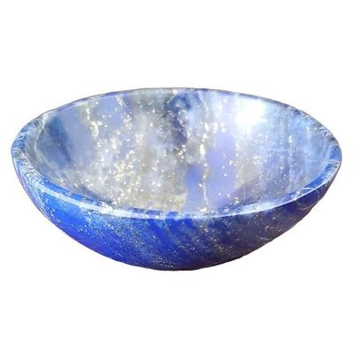 3&quot; Lapis Lazuli Gemstone Bowl, SKU K05-60-Bowl-Lapis3, UPC 700317382379