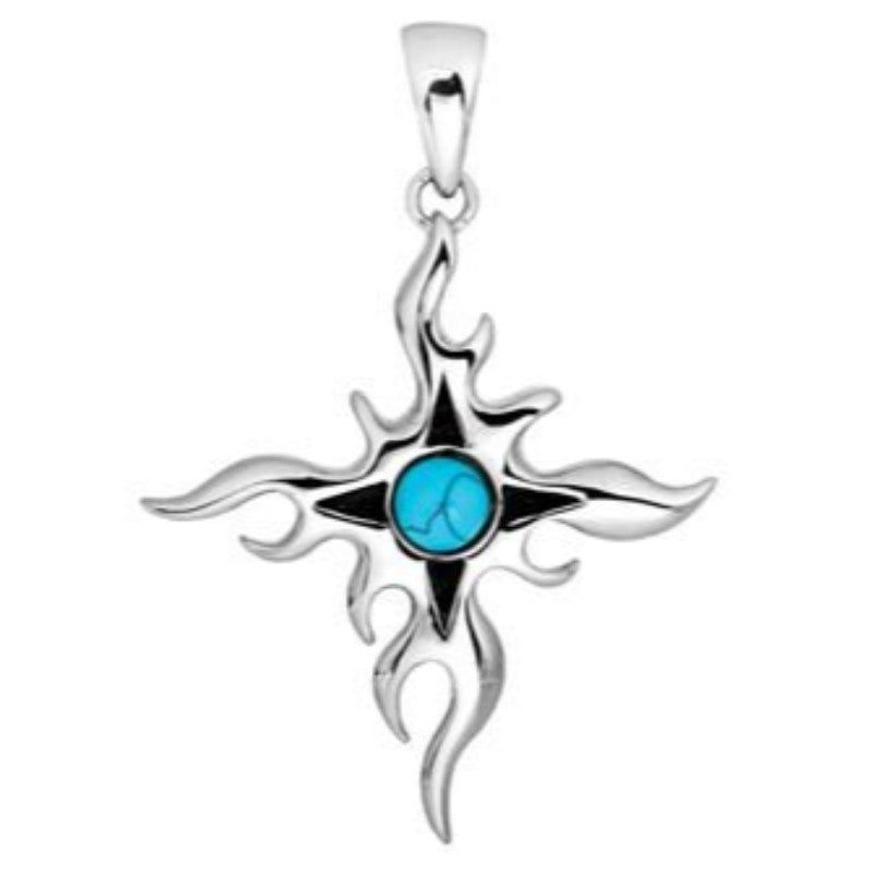Summer Solstice Stainless Steel Pendant, SKU PG-Y2743, UPC 6016019680632