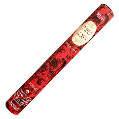 Red Rose HEM Incense Stick 20 Pack, SKU RR20, UPC 6016003939937