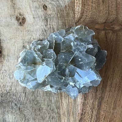 3-5&quot; Blue Celestite Cluster from Madagascar, SKU 31222005, UPC 6016003662606
