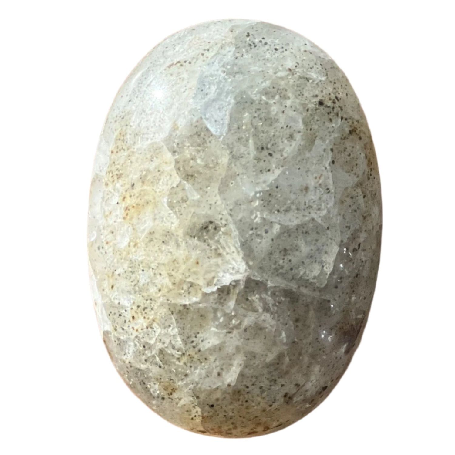 2&quot; Palm Stone - Smoky Quartz, SKU 30123071, UPC 6016007281223