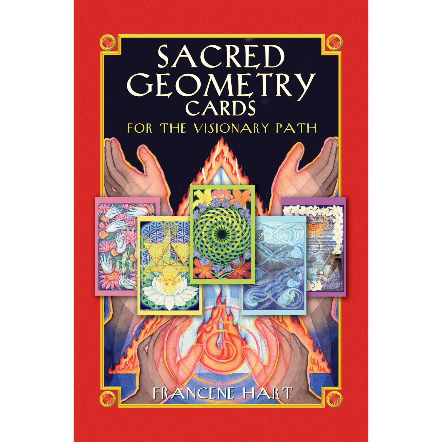 Sacred Geometry Cards for the Visionary Path by Francene Hart, SKU SS-121, UPC 700317110378