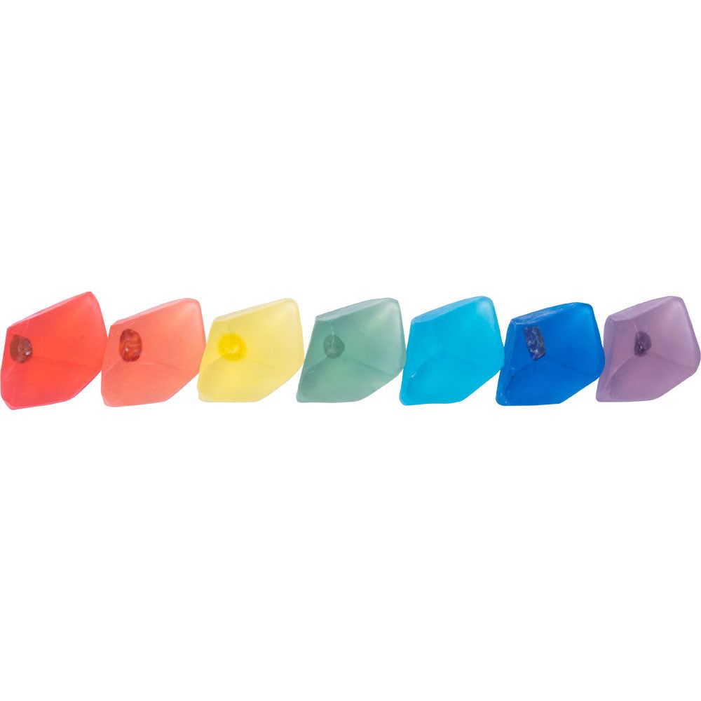 2.5&quot; Chakra Crystal Infused Soap (Set of 7), SKU KH-70013, UPC 700317353713