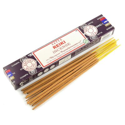 Reiki Satya Incense Sticks 15 gram, SKU SRE15, UPC