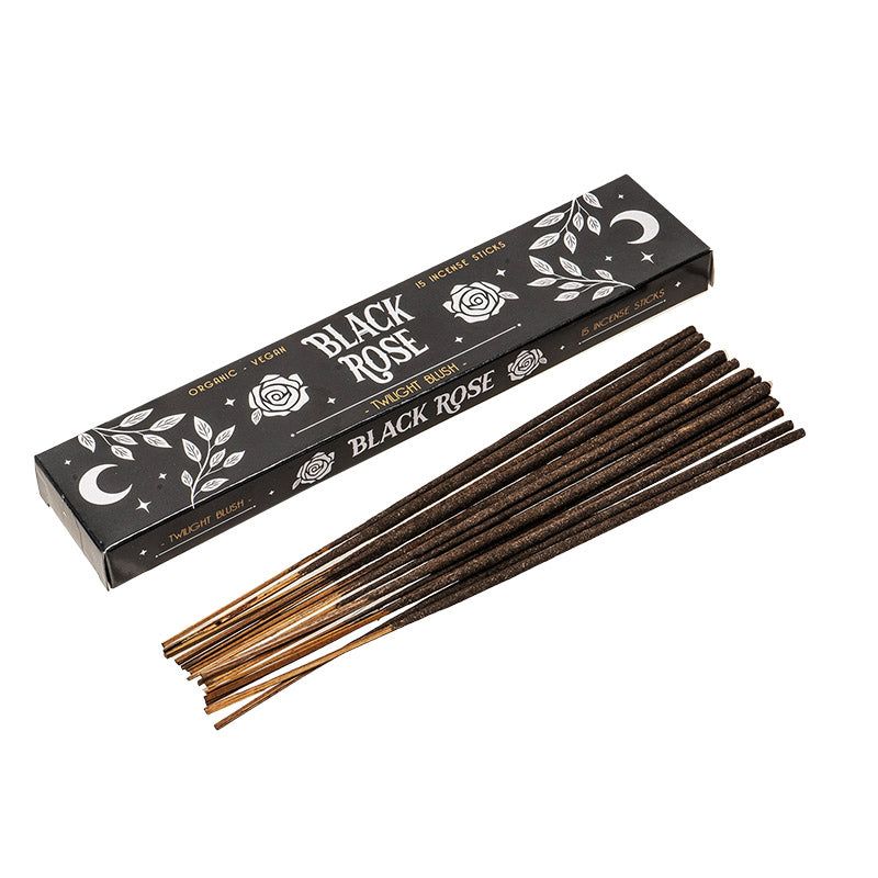 Black Rose Twilight Blush Incense Sticks (15 Sticks), SKU PG-15463, UPC 700317379751