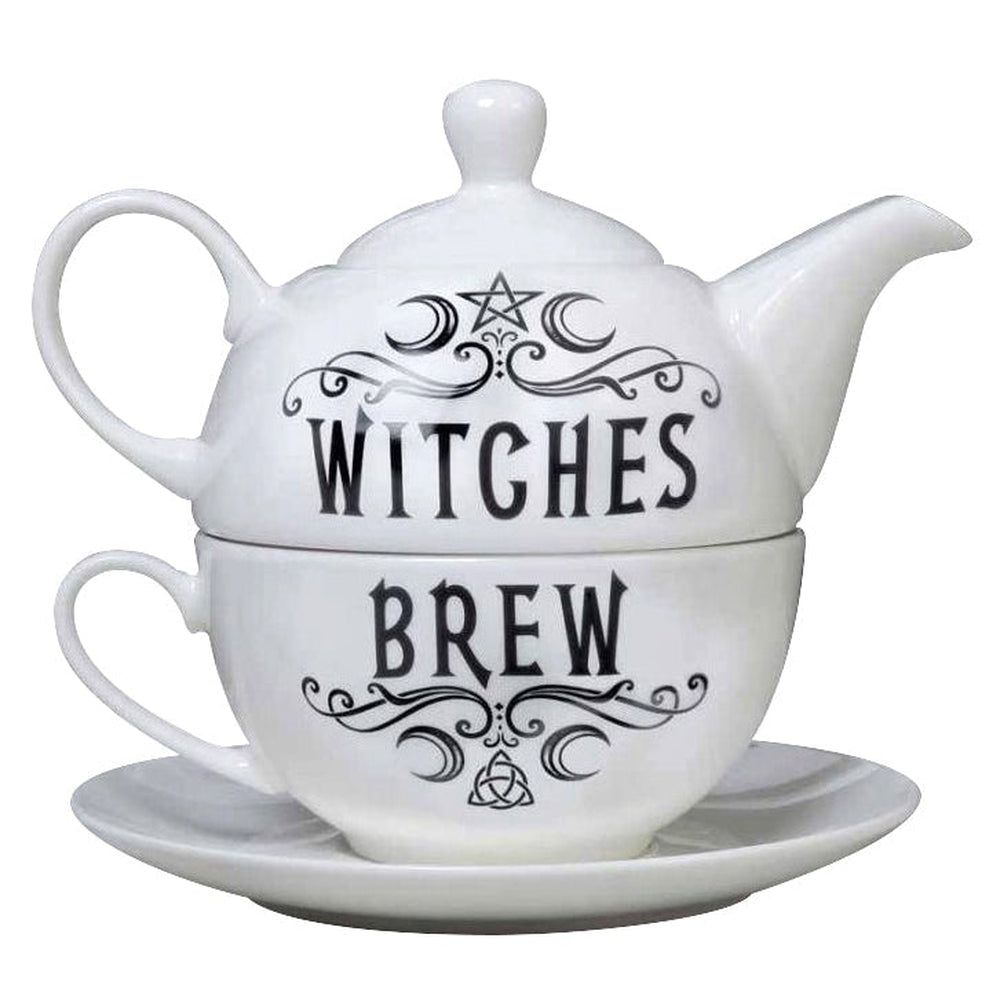 6.5&quot; Tea Cup and Saucer Set - Witches Brew, SKU PG-14025, UPC 700317028635