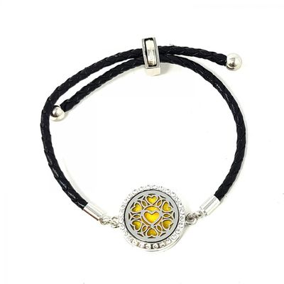 Aromatherapy Diffuser Bracelet - Heart, SKU Q00-ARB-10, UPC 700317383529