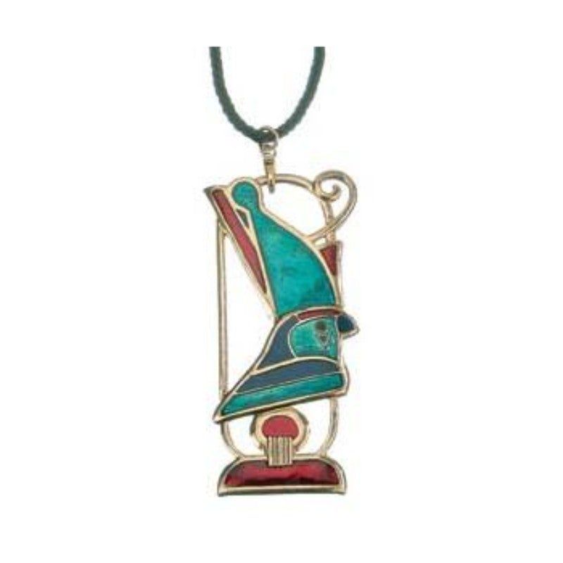 Horus Crown Pendant/Brooch with 26&quot; Cord, SKU PG-Y2318, UPC 6016006074055