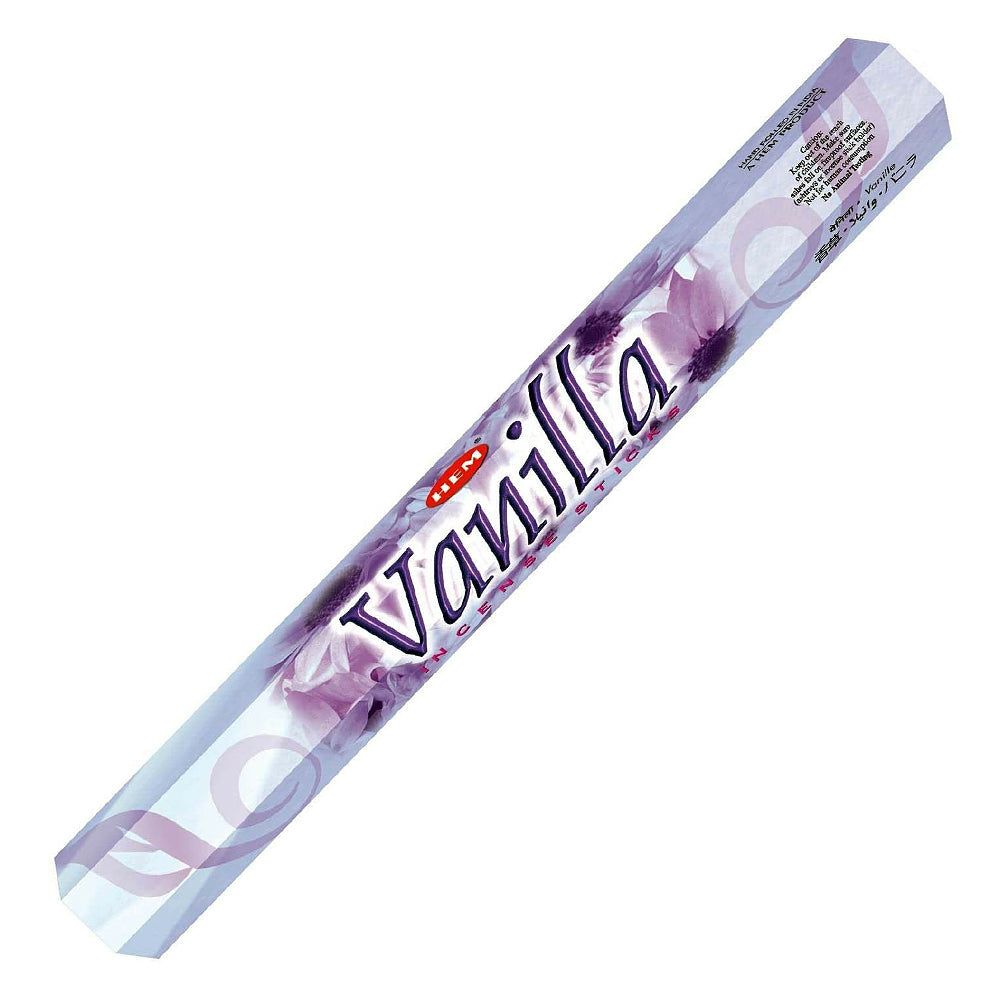 Vanilla HEM Incense Stick 20 Pack, SKU VN20, UPC