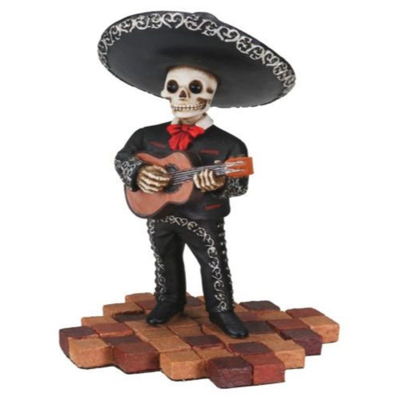 4.75&quot; Day of the Dead Statue - Mariachi Band - Guitar, SKU PG-Y7885, UPC 700317038566