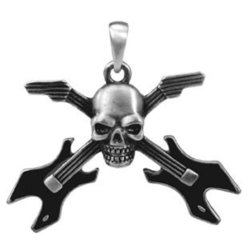 Skull Guitar Pendant, SKU PG-Y2641, UPC 6016002282263