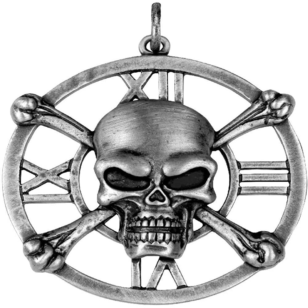 Skull Medallion Pendant, SKU PG-Y2475, UPC 6016020450408