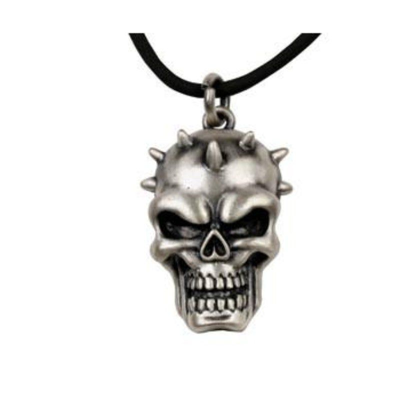 Spike Skull Head Pendant, SKU PG-Y2385, UPC 6016010043054