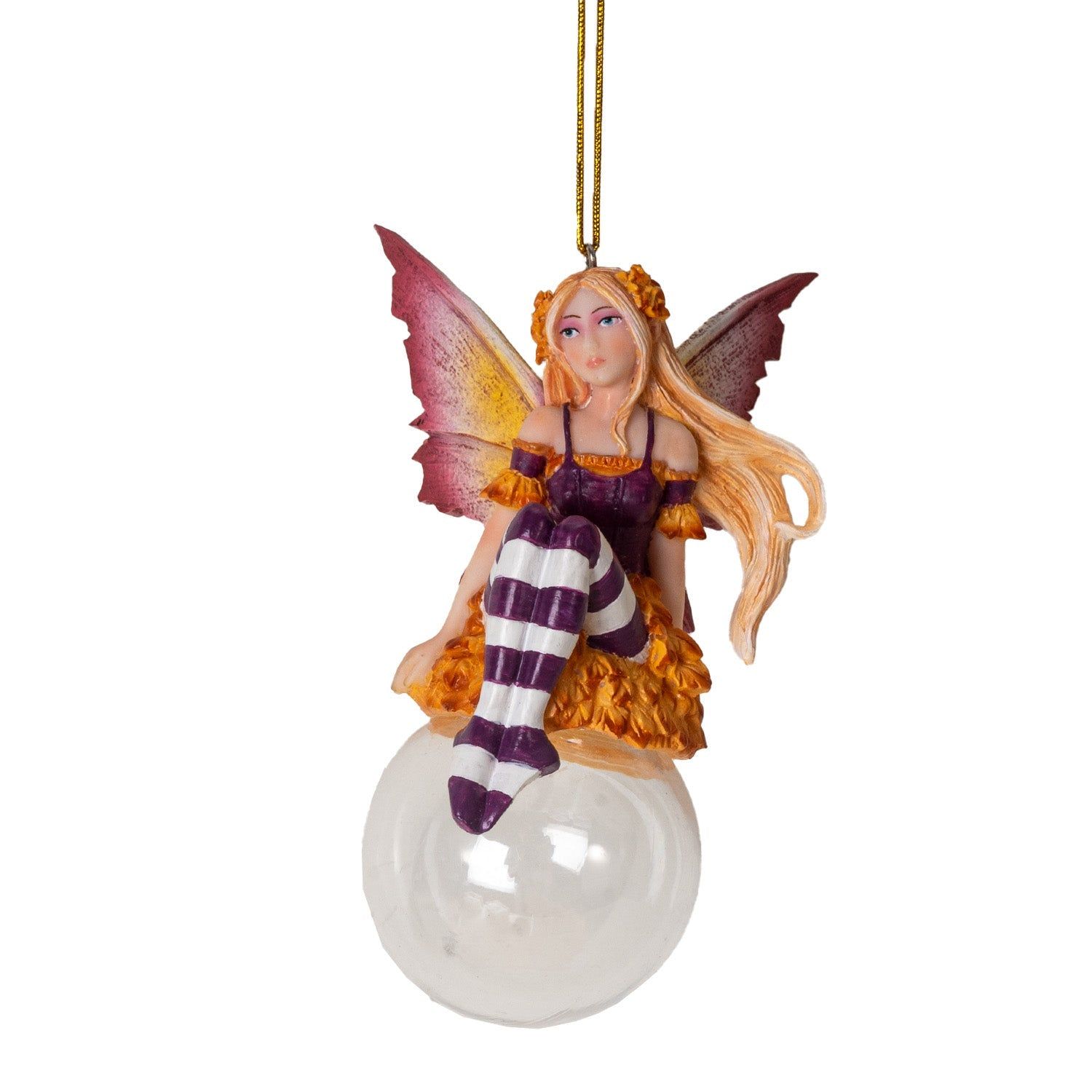 4&quot; Amy Brown Tree Ornament - Cassia Bubble Rider Fairy, SKU PG-16100, UPC 700317411307