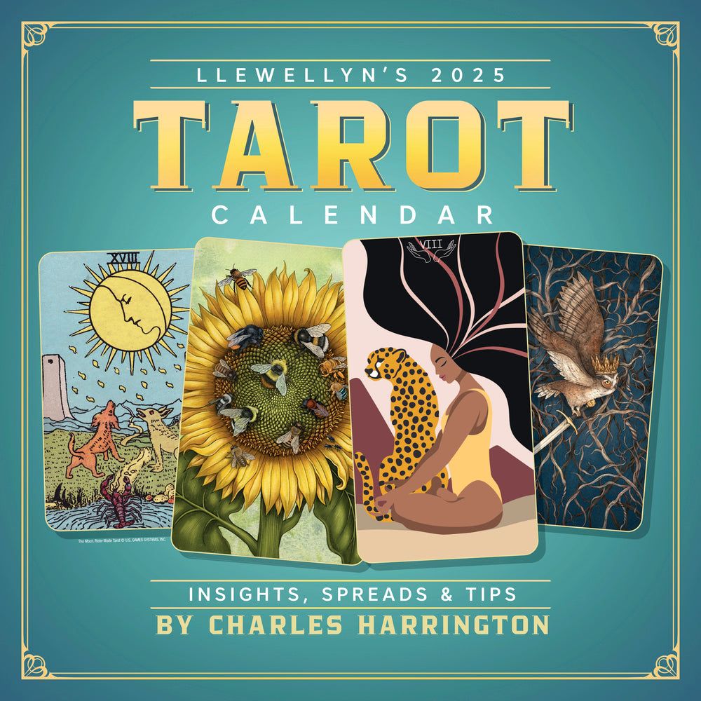 Llewellyn&#39;s 2025 Tarot Calendar by Llewellyn, Charles Harrington, SKU LW2279, UPC 700317382560