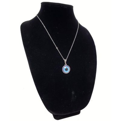 Evil Eye Necklace, SKU QQ088-TKE-08, UPC 700317384755